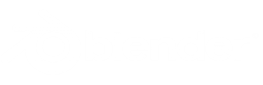 Blender Logo White