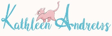 Kathleen Andrews Illustrator Artist Pink Cat Artwork Art