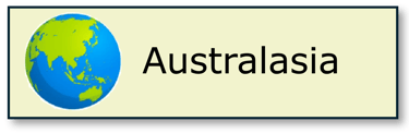 Button with a globe showing the Australasia and with the word Australasia in text