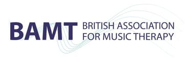 British Association for Music Therapy logo and link