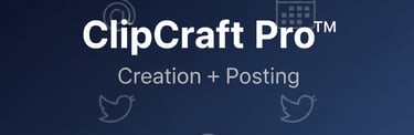 ClipCraft Pro™ turns content into visibility—automatically.