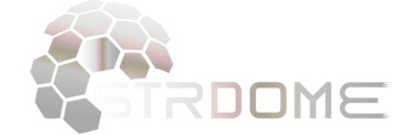 STRDome logo blanco