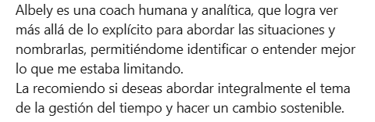 Testimonio de cliente satisfecho