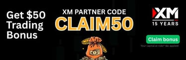 xm global ndb code CLAIM50