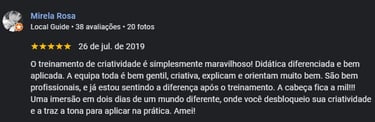 depoimento do dojo de criatividade