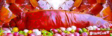 big lechon as a centerpiece