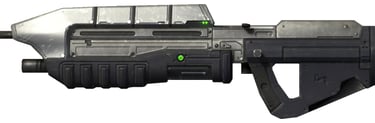 original version 3D printed replica of the Halo MA5C assault rifle