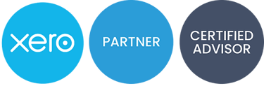 Logo for the Xero Partner and Certified Advisor status recognition