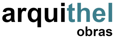logo oficial de arquithel obras empresa constructora en bernal