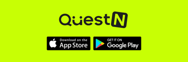 a green background with a green and black logo