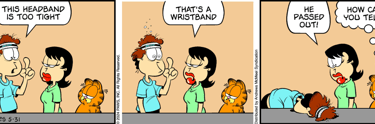 Garfield Comic Strip - Liz Exists!