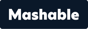 a mashadble logo on a blue background