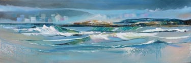 Somewhere Else - Painting by Sharon Wadsworth-Smith