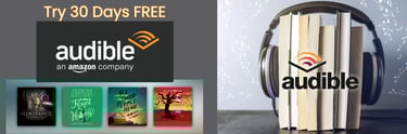 a book with headphones and headphones on top of a table