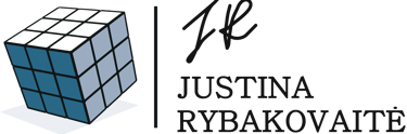 Justina Rybakovaitė logo