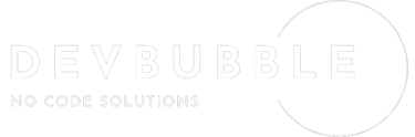 DevBubble White Logo