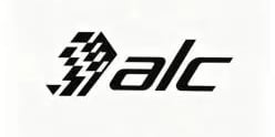 AutoLight Carbon ALC racing logo, carbon fiber checkered pattern monogram, automotive lightweight ca