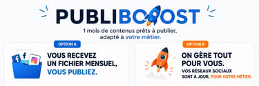 publiboost 2 options possibles vous gérez ou on gère pour vous