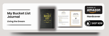 a book with a bookmark and a bookmark with the words, my bucket