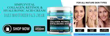 SimplyVital  Collagen, Retinol & Hyaluronic Acid Cream