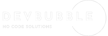 DevBubble White Logo