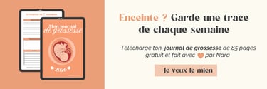 Journal de grossesse gratuit à télécharger en PDF pour suivre l'évolution de bébé chaque semaine.