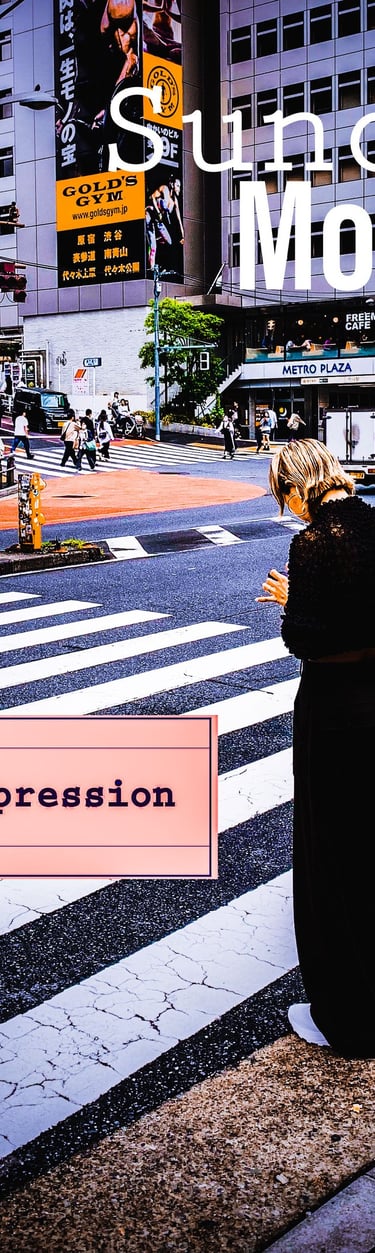 Chic fashion in Tokyo.  Street near Shibuya