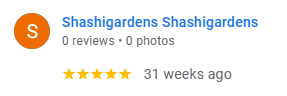 Google Review by Customer