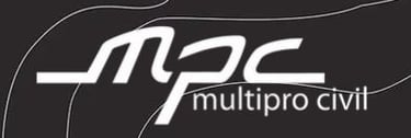 a black and white logo with the words mpc multiplier civil