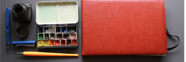 Tools of city sketcher Evgeny Bondarenko