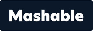 a mashadble logo on a blue background