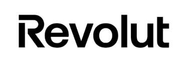 A solid black square image representing logo of Revolut.