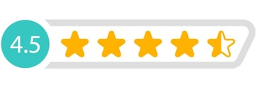 Top class rating - 4.5 stars