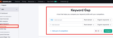 Keyword Magic Tool