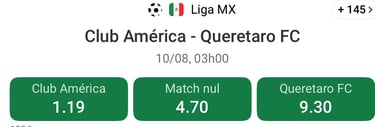 queretaro fc - club américa queretaro fc vs club américa estatísticas de queretaro fc x club américa