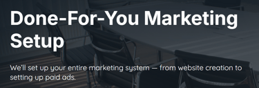 Done-for you affiliate marketing