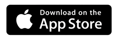 Apple app atore logo on a black background