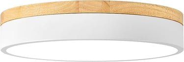 Minimalist White Ceiling Light Fixture for Kitchen Illumination