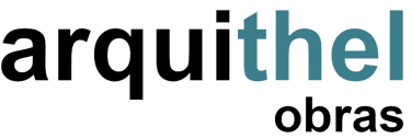 logo oficial de arquithel obras empresa constructora en bernal