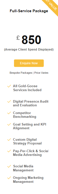 full service package pricing