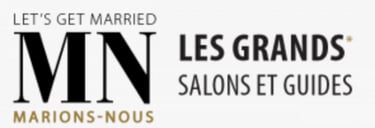 Logo des Grands salons Marions-Nous en noir, avec une typographie serif élégante sur fond blanc.