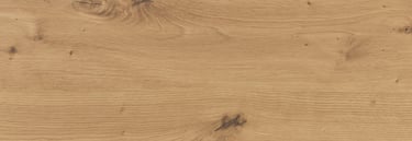 Holzdekore Arbeitsplatte in Eiche-Optik.