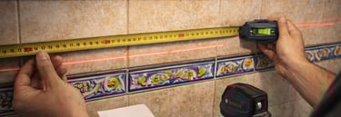 ¿Cómo medir la pared para alicatar?