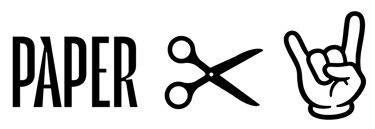 Paper Cut Rocks Logo