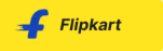  Flipkart logo with blue letter f icon and text on a yellow background.
