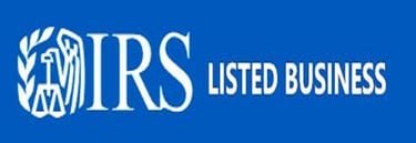 the logo of the irss listed listed listed business