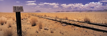 196 desert landscape, limited edition fine art print by Koos van der Lende