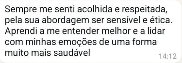 Depoimento de paciente 3