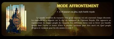 Mode affrontement