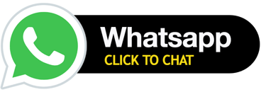 Official WhatsApp logo with Click to Chat call to action text on a black background.